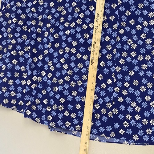 Judith Hart Skirt Womens 20W Blue Floral Dainty Daisy Cottagecore Retro Y2K Midi - Picture 7 of 10