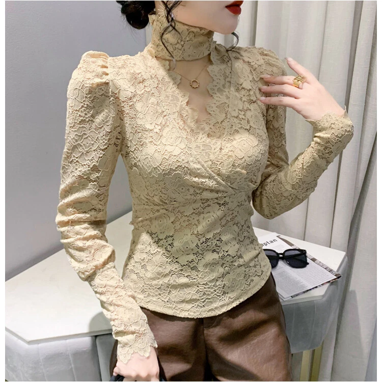choker shirt long sleeve