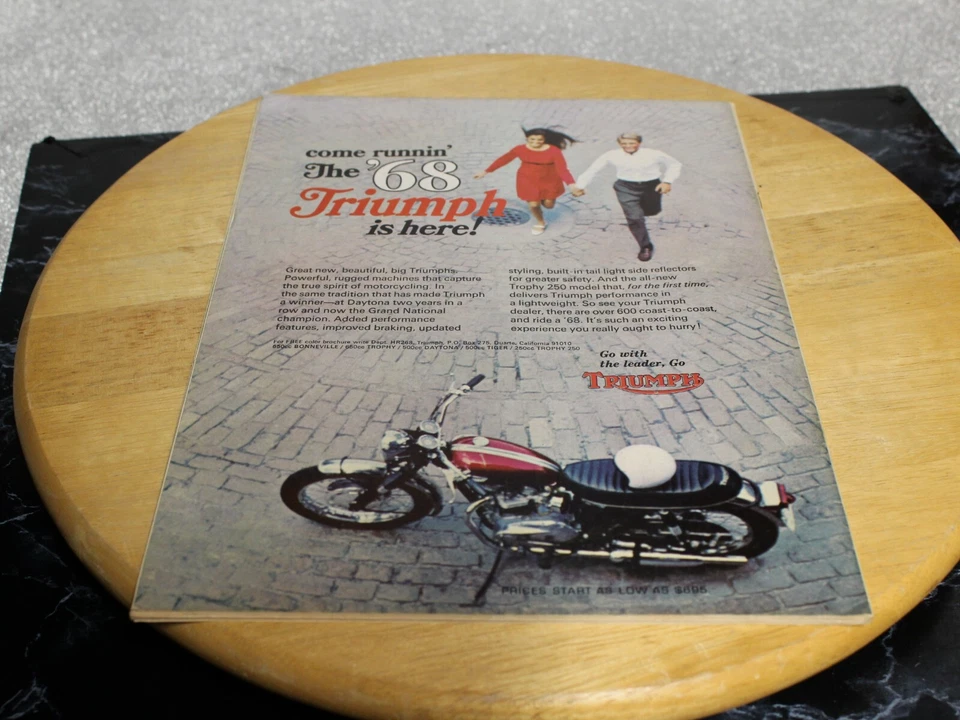 Triumph Sport Cycle Road Test's Quarterly Summer 1968 Magazine - Image 2 of 4