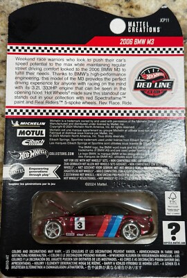 2025 Hot Wheels RLC Redline Club Exclusive 2006 BMW M3 , Free