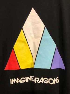 IMAGINE DRAGONS 2018 EVOLVE TOUR XL BLACK SOUVENIR CONCERT MERCH LOGO T-SHIRT | eBay