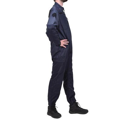 【Special】 60s French Black Coverall Original French Antistatic Work Coverall Utility Mechanic Jumpsuit