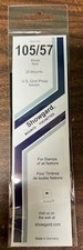 Showgard size 105/57  black hingeless stamp mount NEW unopened pack 1st quality