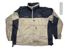 Nascar TNT Columbia Sportswear Company Vintage Mens XL Jacket Raincoat Zip-Up