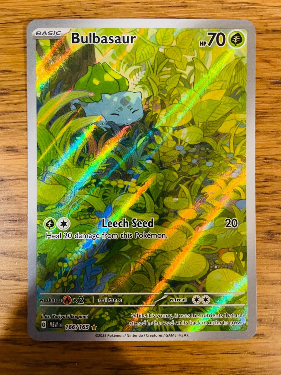 Bulbasaur (166/165) S&V 151 Illustration Rare Pokemon Card! FAST