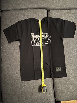 BAPE x Coach Milo Tee Black XL | eBay