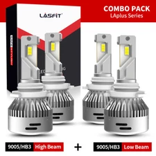 For Ram 1500 2500 3500 w/Projector headlamps 2016-2018 Headlight 9005 LED Bulbs