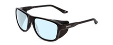 Smith Optics Embark Unisex Wrap Blue Light Eyeglasses in Gloss Matte Black 58 mm