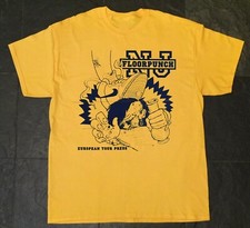 Floorpunch - New Jersey European Tour Yellow All Size Tee Shirt