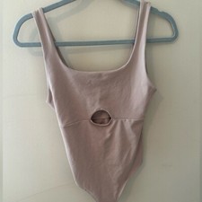 Abercrombie and Fitch Bodysuit Soft AF Collection Double Layer sz Small