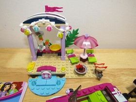 LEGO Friends Andrea's Speedboat Transporter (41316) Used/Complete/Manual/no Box