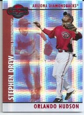 2008 Topps Co-Signers Hyper Plaid Red #31b Orlando Hudson/Stephen Drew