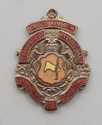 Vintage United Kingdom Dance Medallion #01203