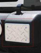 New Brushed Bumper Guard Plates for Jeep Wrangler (JK) 2007-2013 T-Rex 11484