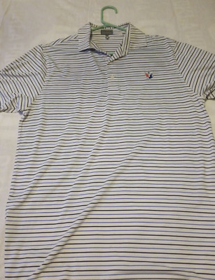 MENS FENNEC HIGHLY EVOLVED POLO SHIRT WITH R/W/B EAGLE