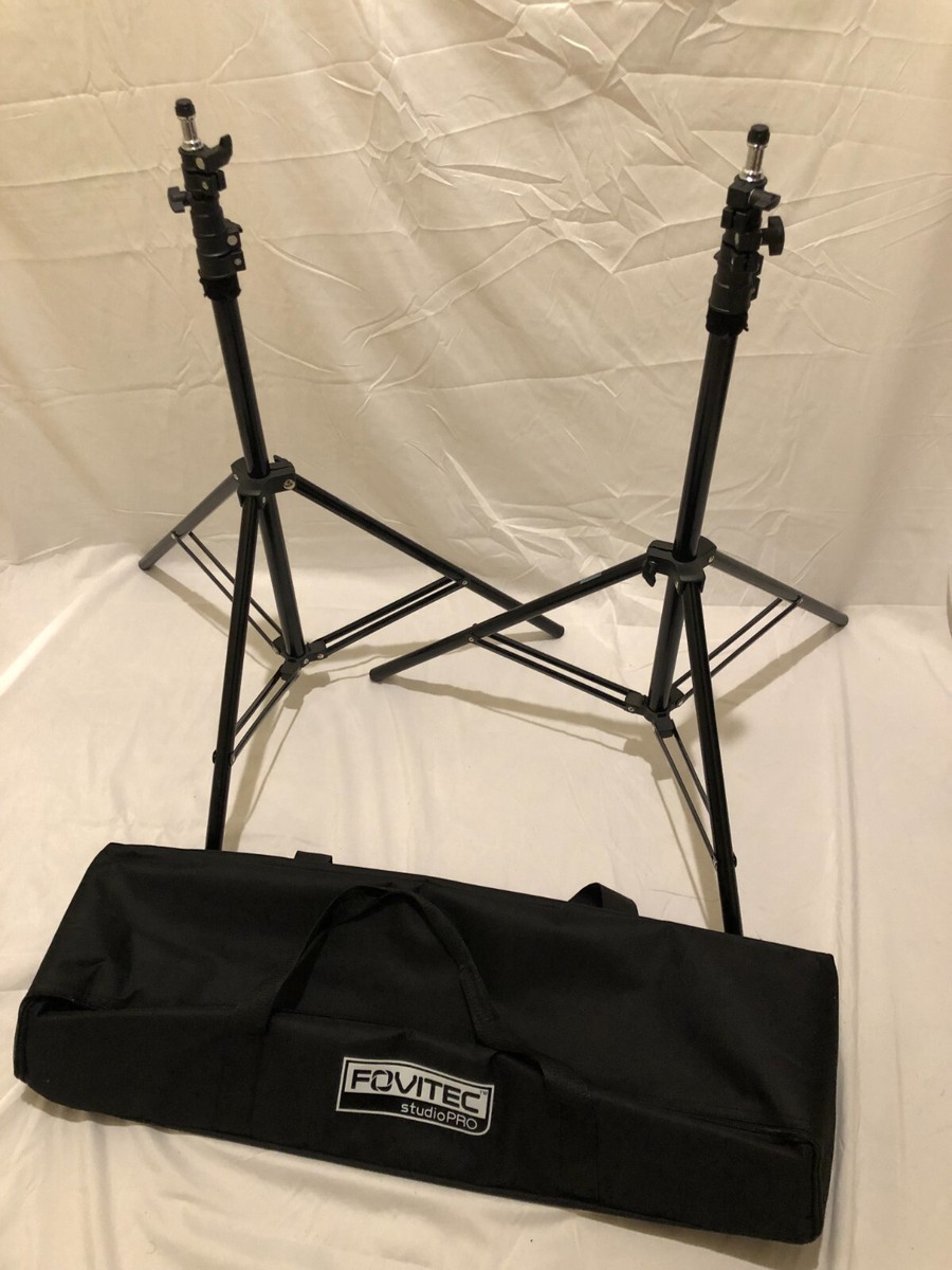 Classic Light Stand Kit with Carrying Bag Fovitec StudioPRO 2x