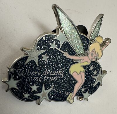 Disney Tinker Bell Where Dreams Come True Exclusive Pixie Dust Pin