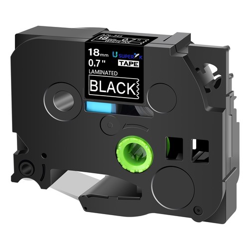 1PK White on Black Label Tape TZ TZe345 18mm For Brother Ptouch PT