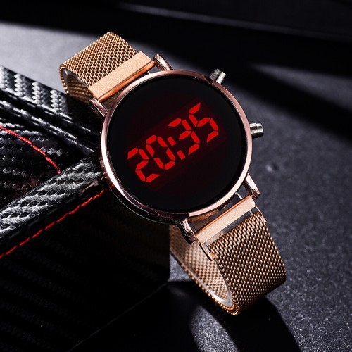 Ladies Women Girls Mesh Strap Analog Quartz Stainless Steel Bracelet Watches - 第 2/5 張圖片