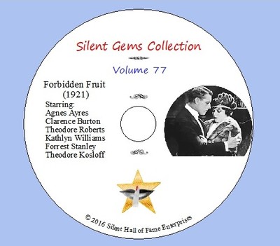 DVD Forbidden Fruit (1921) Cecil B. DeMille Limited Edition S/W