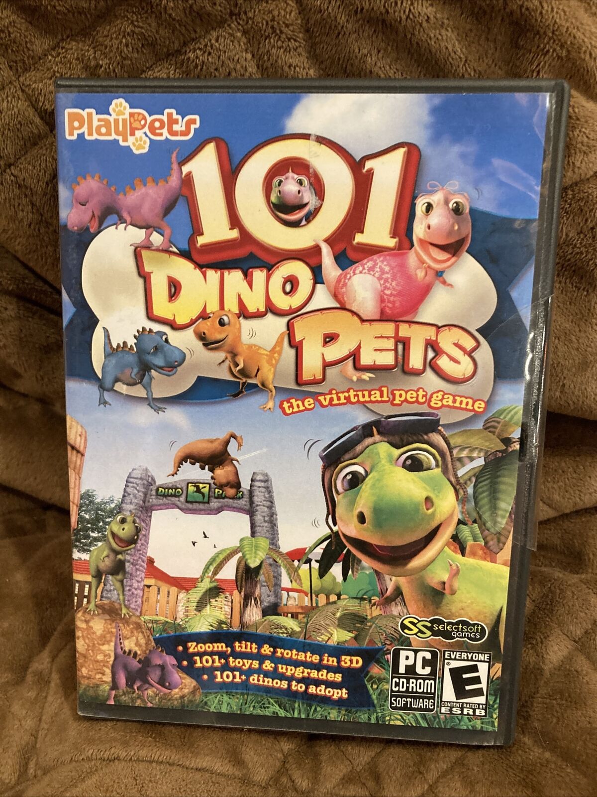 101 Dino Pets PlayPets Virtual Sim Petz Game PC Windows Sealed New