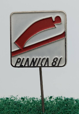 Ski skiing jumping - World Cup 1981. FIS PLANICA, Slovenia, pin, badge, abzeiche