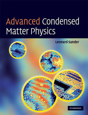 Advanced Condensed Matter Physics Sander Hardback Cambridge University Press