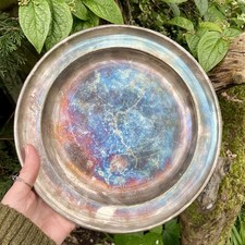 Antique Silver Plated Alter Tray Edwardian c.1910 Offering Dish Pagan