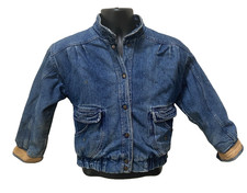 Jean Jacket Youth Horse Blue Denim Tan Equestrian Horse w/ Studs