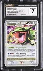 Pokémon Rayquaza C LV.X DP47 Diamond and Pearl Holo - CGC 7 Near Mint