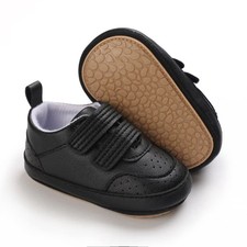 Baby Boys Girls Shoes Non-Slip Rubber Sole Sneakers Infant First Walking Todd...