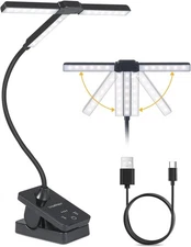 51 LED Music Stand Light, Folding Rechargeable Clip on Light, Portable Professio