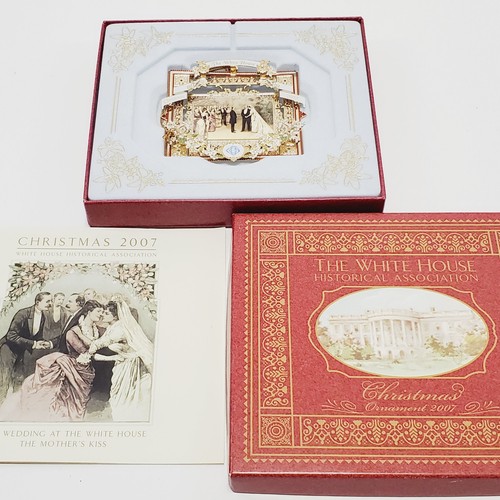 Whitehouse Christmas Ornament 2007 The Whitehouse Issue President Cleveland - Bild 6 von 8