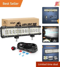 13.5 Inch LED Light Bar Quadruple Row Spot Flood Combo for Off-Road Vehicles