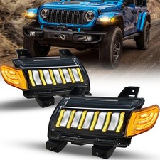 FOR JEEP WRANGLER JL SAHARA 2018 LED TURN SIGNAL SIDE MARKER LIGHTS USA VERSION