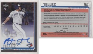 2019 Topps Chrome Rookie Auto Rowdy Tellez #RA-RT Auto RC