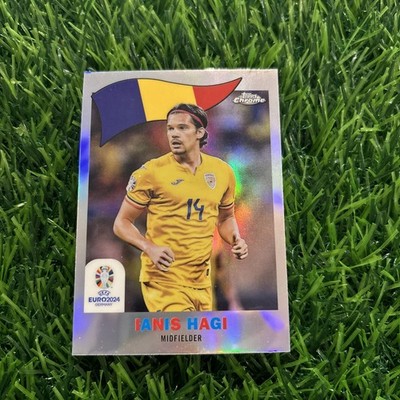 Topps Euro 2024 Autocollant Roumanie ROM PTW Ianis Hagi Joueur