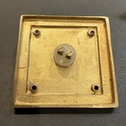 VINTAGE BRASS SQUARE DOORBELLS - LOT OF 3 — photo 4