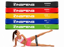 5PCS Resistance Bands Exercise Sports Loop Fitness Home Gym Yoga Latex Set