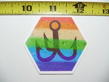 TREBLE LURE SANDY FISH FISHING SMALL STICKER DECAL SPORTS OUTDOOR LIFE HOBBY