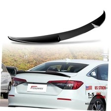 Rear Spoiler Fit for Honda Civic Sedan 2022-2025 Gloss Black Wing 2022-24