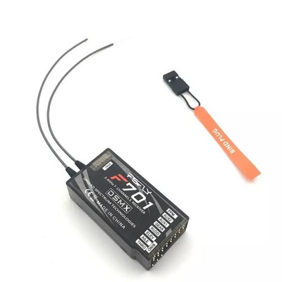 DSM2/DSMX F701 2.4GHz 7 Receiver For DX8 DX7 JR RC Spektrum DSMX TRansmitter d