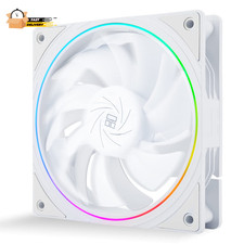 TL-S12W 120Mm Silent CPU Fan, Computer Case Cooler, ARGB Thin Aperture,4Pin PWM