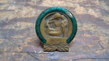 post WWI - WWII vintage Italian Military Orphans of the War Badge Milano Italy