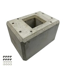 Fertigfundament f&uuml;r e-fu&szlig; Lades&auml;ule Wallbox Standfu&szlig;