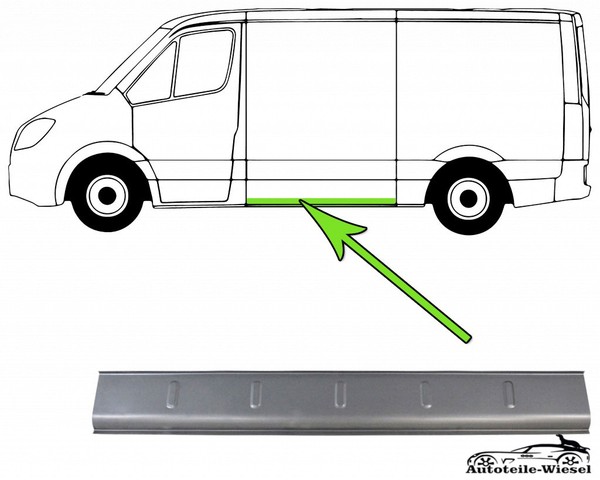 Schweller Innen FüR CitroëN, Fiat, Peugeot Verzinkt Links Rechts Ab 02.94-image