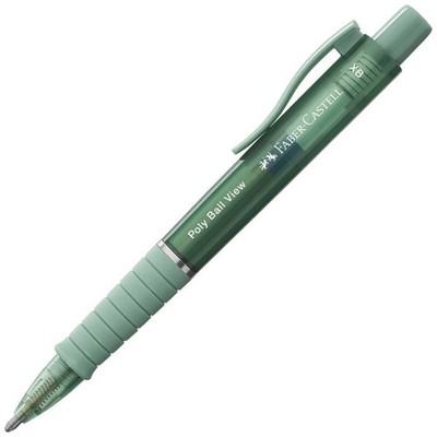 FABER CASTELL Kugelschreiber POLY BALL View XB green lily - grün
