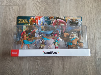 Nintendo amiibo Zelda Breath of the Wild Recken Set NEU OVP Urbosa Revali Mipha