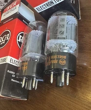 2 RCA 12AV5GA 12av5 NOS Audio Beam Power Tubes