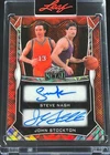 JOHN STOCKTON STEVE NASH 2025 LEAF METAL ORANGE SCOPE DUAL AUTO SP 4/6